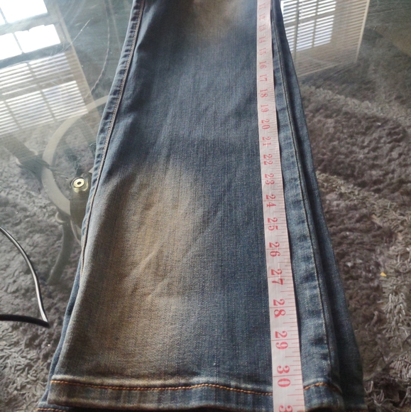 Mebon Women's Bleached Denim Cargo Bootcut Jeans Size 1 - Picture 10 of 10